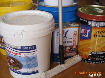地坪漆,防滑漆、特強耐磨、完全符合體育比賽要求。_塑料、塑膠、橡膠地板_第一槍