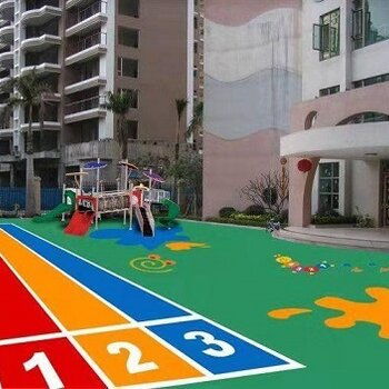 塑膠跑道施工 南京塑膠地坪價格 綠色塑膠epdm地坪