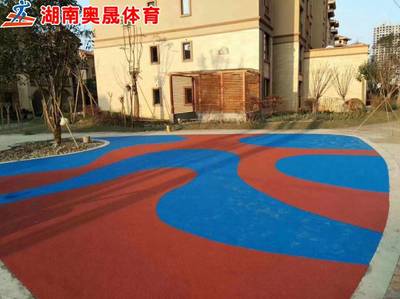 蒸湘區學校彈性丙烯酸涂料 籃球場塑膠面層鏟除 硅PU球場材料施工