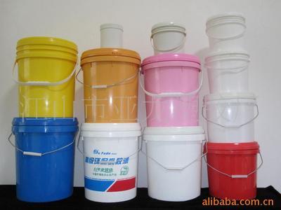 【供應(yīng)化工桶 塑料桶 塑膠桶 涂料桶 印花漿桶】價格,廠家,圖片,塑料桶/罐,江山市亞龍塑膠廠-