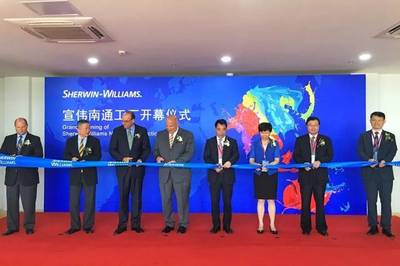 【資訊】宣偉中國涂料產能再擴容,年產7.9萬噸南通涂料工廠投產
